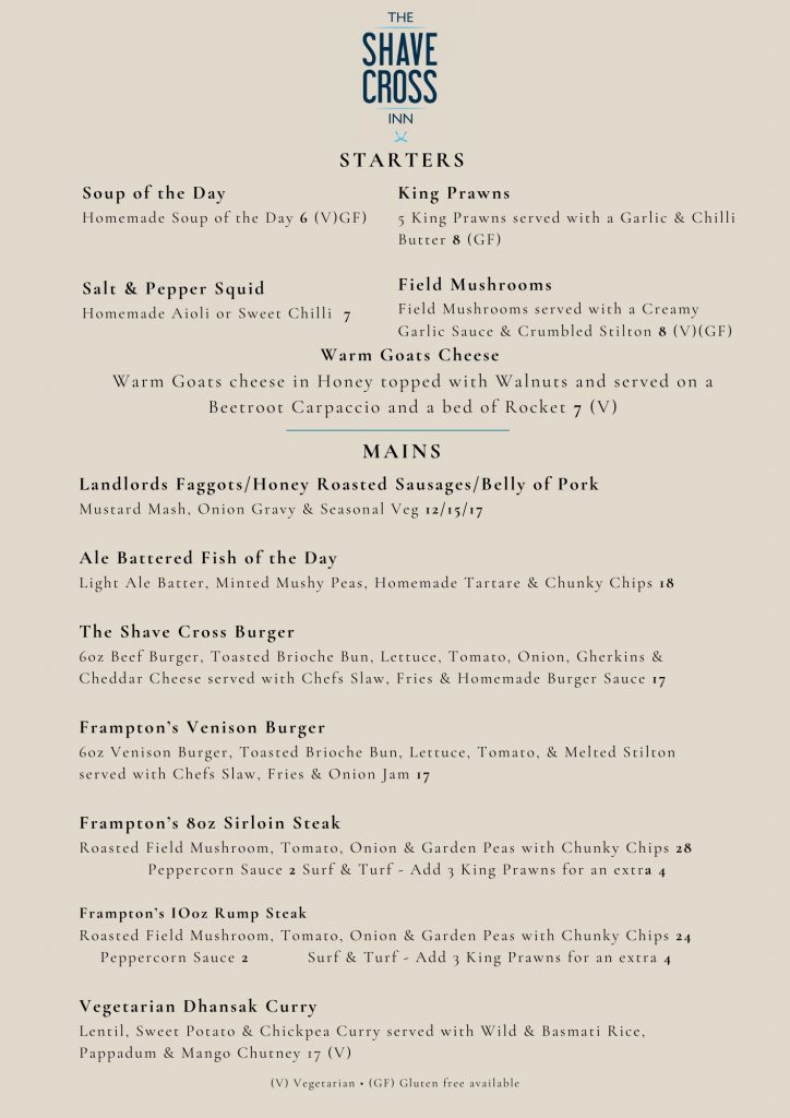 Food Menu